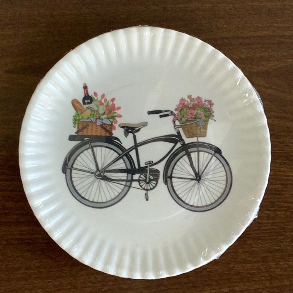 One Hundred 80 degrees Set of Four Assorted Melamine Plates “It’s Not Paper!”